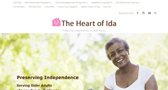 Desktop Screenshot of heartofida.org