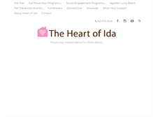 Tablet Screenshot of heartofida.org